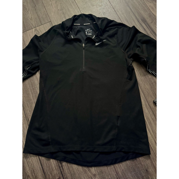 Nike Tops - Nike Brand New Flash Element Black and White Dri Fit Size Small QuarterZip $75